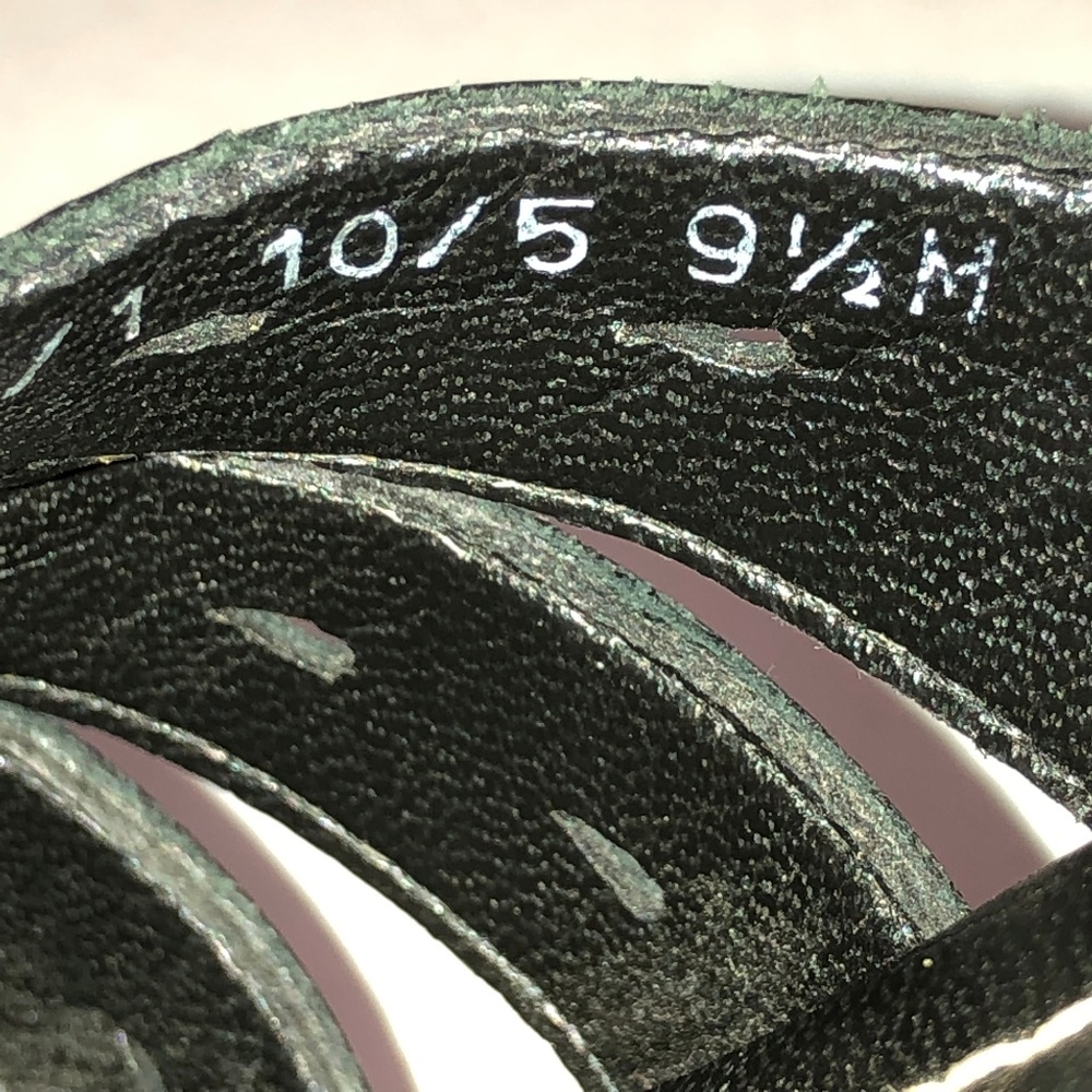 Franco Sarto Black mule/slide on/sandal/heels - Picture 6 of 6